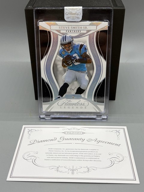 2025 Panini Flawless Legends Steve Smith Sr Diamond 1/1 Panthers w/ Authenticity