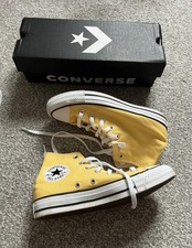 Converse All Star High Top Butter Yellow UK 4.5