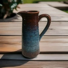 Large Decorative Art Pottery Pitcher 11", Not For Food