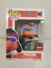 Funko Pop! Poochie - 2024 Entertainment Expo - New w/ Soft Protector - Simpsons