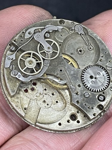 Sehr seltene Eberhard Cal 16000 3 Register Chronograph Uhrwerk Teile. Landeron 60 ? - Bild 7 von 11