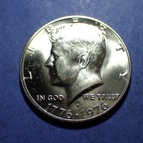 1976-S Bicentennial Kennedy 40% Silver Half Dollar  Ch. BU