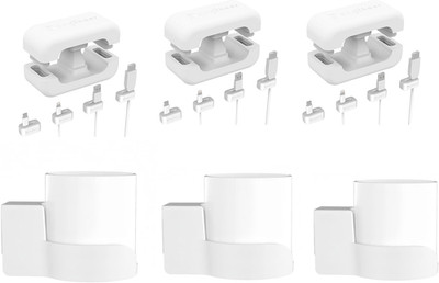 Wall Mount for Deco X10 X15 X20 X50 X55 X60 Wifi 6 Router Bracket with Silicone
