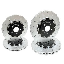 AUDI RS5 B7 (2012-2015) Dischi ondulati forati galleggianti anteriori e posteriori 2 pezzi