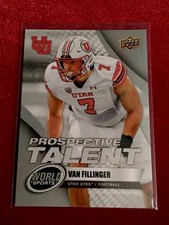 2024 Upper Deck World Of Sports #381 Van Fillinger RC 🏈 Utah Utes