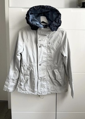 G-Star RAW Damen Jacke Windbreaker Baumwolle Gr.XS Naturweiß Perlenweiß