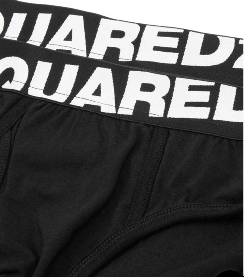 Slip Uomo Dsquared2  Bi-Pack Nero Dsquared D2 Spedizione Gratuita  - Immagine 3 di 3
