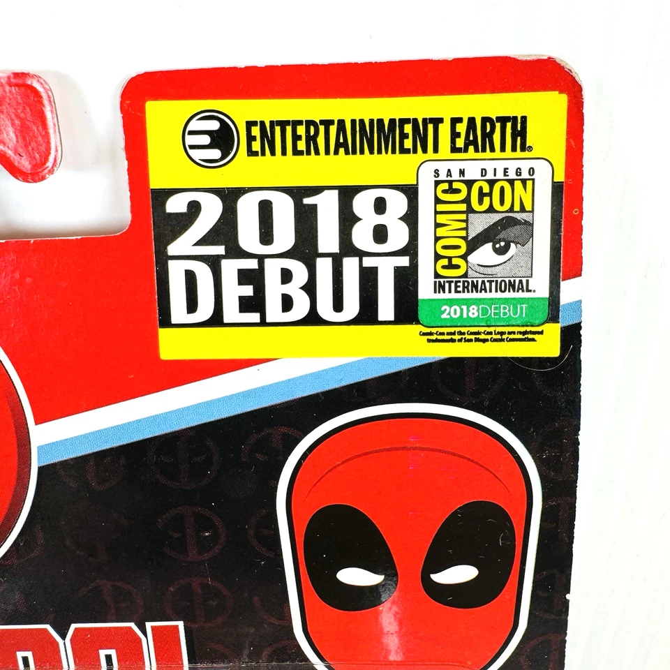ROB BOOTSD Firmado Deadpool & Cable Madera Push Puppet 2018 SDCC Debut Foto 4 de 4