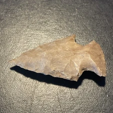 Native American Arrowhead, southeast Missouri, LECROY