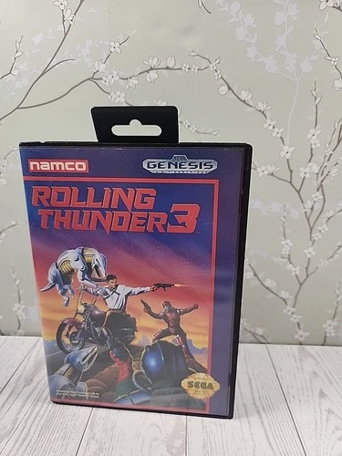 Rolling Thunder 3 (Sega Genesis, 1993) Tested Working No Manual