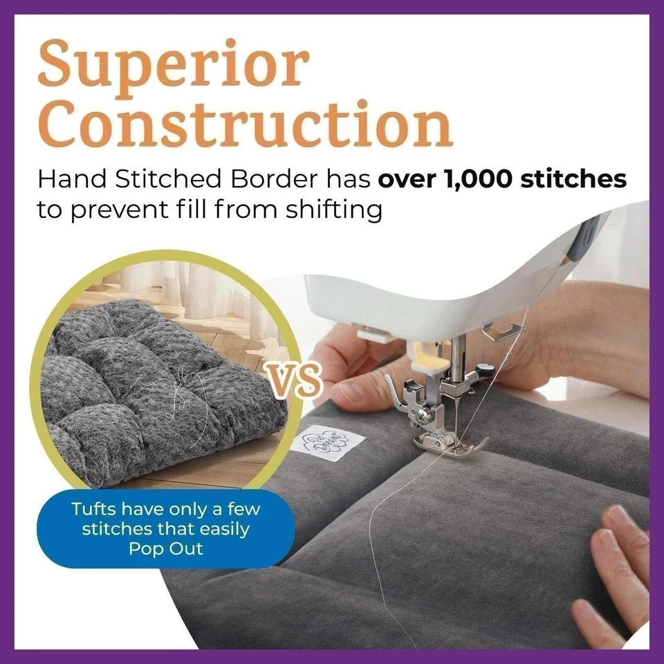 Almohadilla para jaulas para perros Pet Dreams - Alfombra lavable para perreras, almohadillas para jaulas para perros Foto 4 de 4