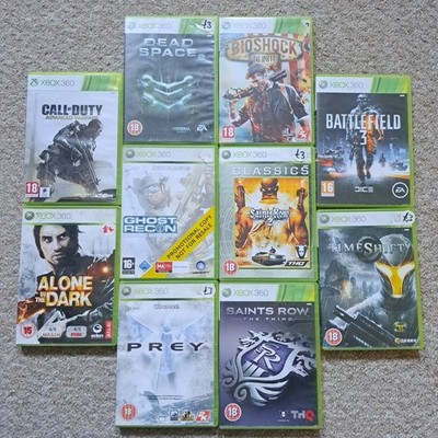 Xbox 360 Shooter Spielepaket x10 Call of Duty Tom Clancy Saints Row Dead Space