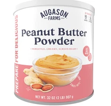 Augason Farms Peanut Butter Powder 2 lbs No. 10 Can