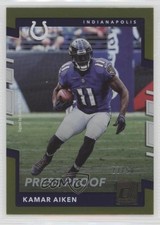 2017 Panini Donruss Press Proof Gold 23/50 Kamar Aiken #126 fm0