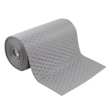 15" W x 50' L Oil Absorbent Pads, Water Absorbent Mat, Trimmable Absorbent