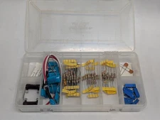 Lot of Vintage Radio Components Resistors Trimmer Snubber RC