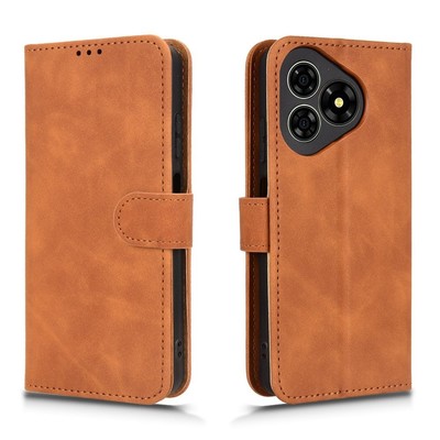 Für Ulefone Note 19 Retro PU Brieftasche Handy Tasche Schutz hülle Magnet Case