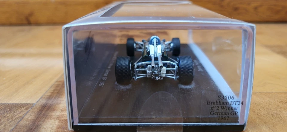Spark 1/43 Brabham BT24 n°2 Winner German GP Allemagne 1967 Denny Hulme S3506 - Immagine 3 di 4