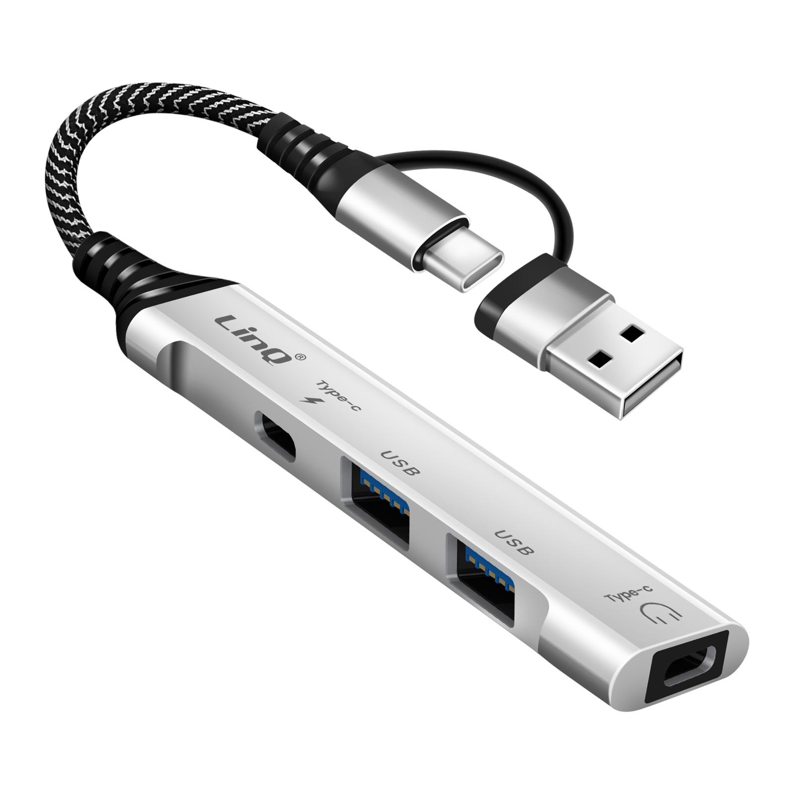 Hub USB-C pour résoudre le manque de ports audio et data sur laptop
