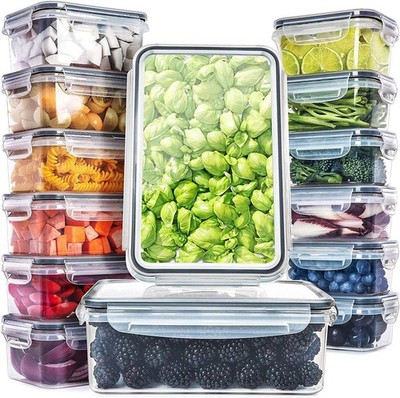 Fullstar 28-Piece Plastic Food Storage Containers with Lids (14 Containers & 14