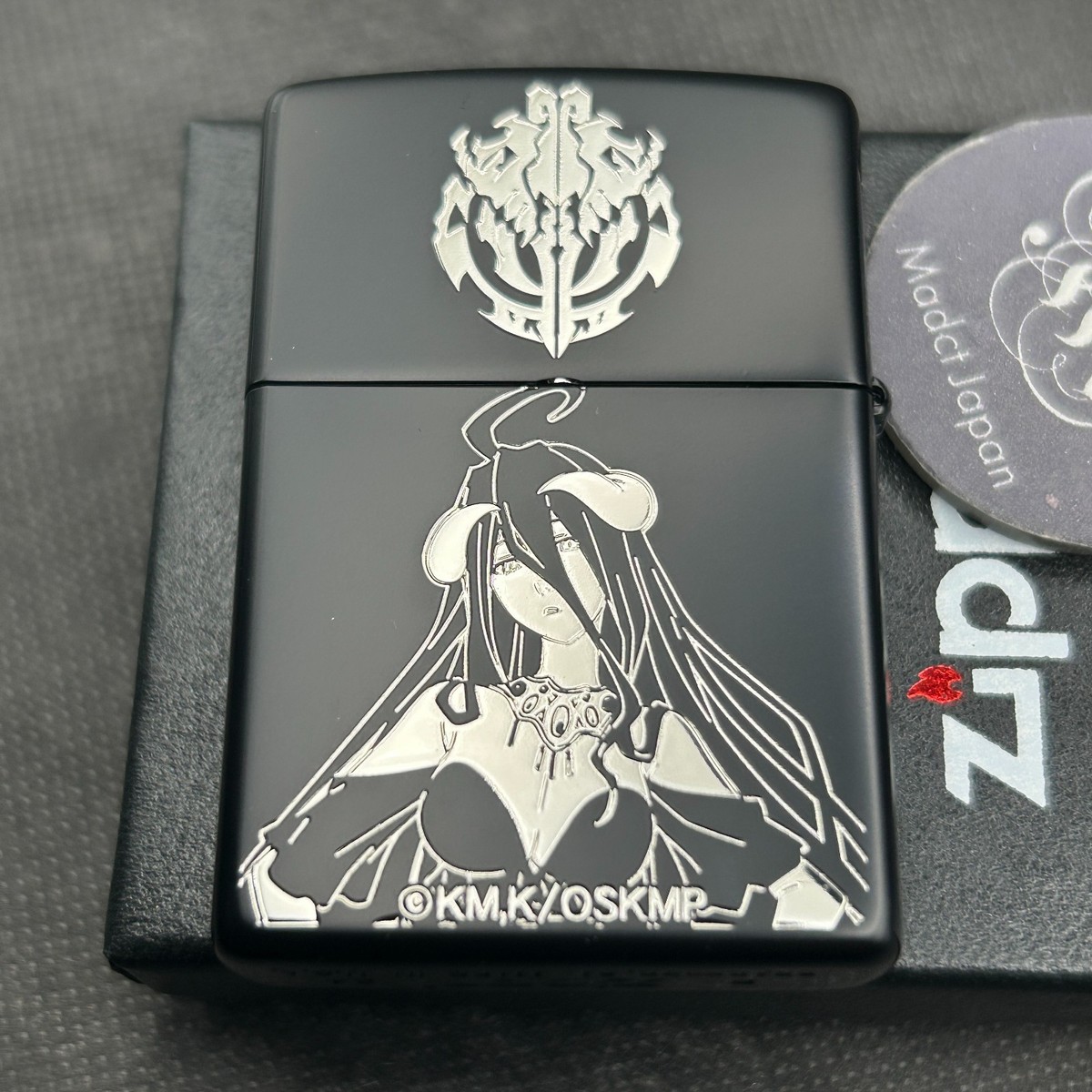 Zippo Overlord Ainz Ooal Gown Albedo Black Brass Regular