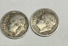 1946 & 1951 Rosevelts Dime 90% Silver!! Free Shipping