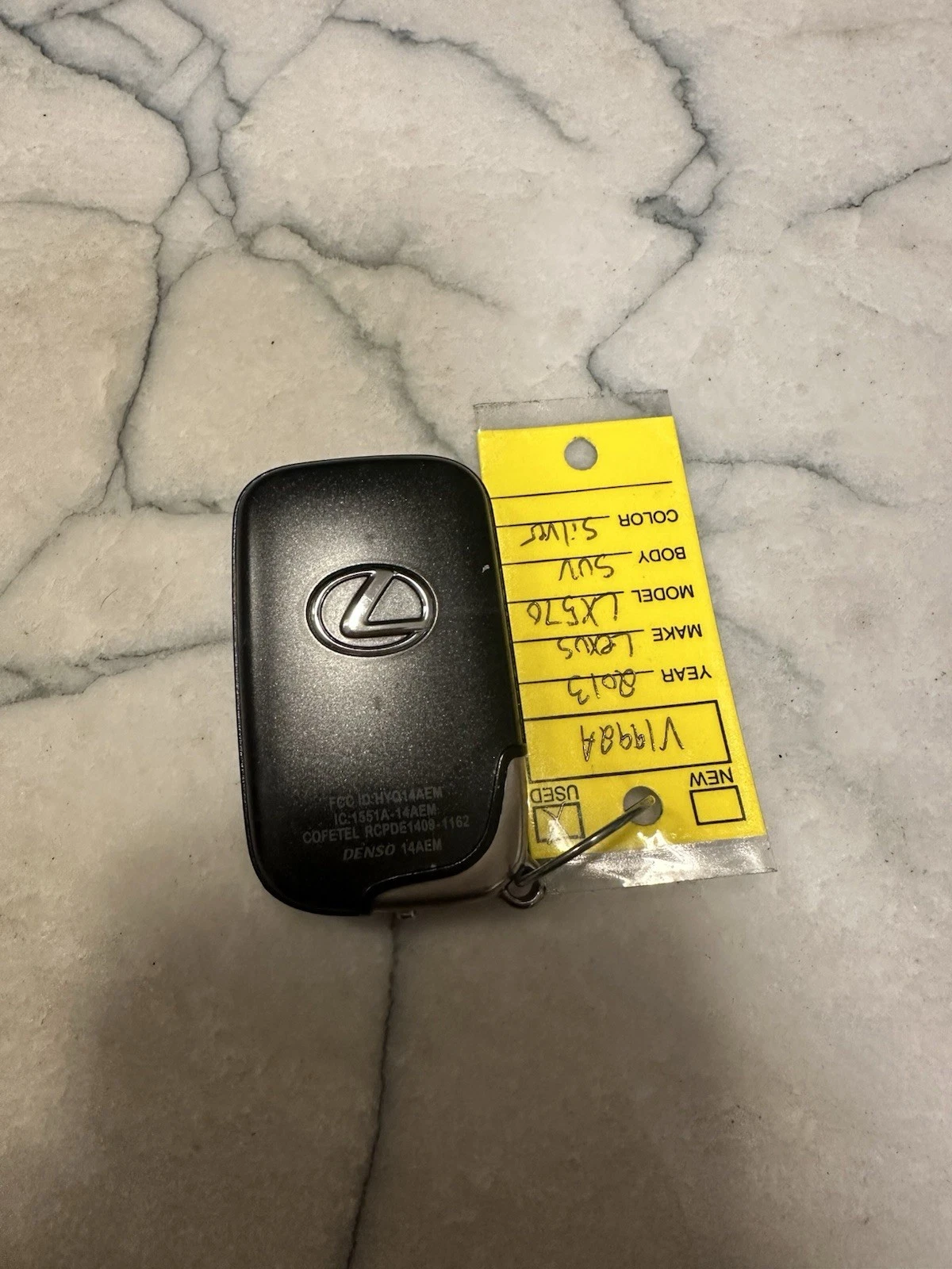 2008- 2015 Lexus LX570 Key Fob Remote Keyless Entry Transmitter HYQ14AEM OEM image 3