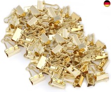 80 St&uuml;ck Foldback Klammern Metall Klammer Metallklammern Papierklammern Klein