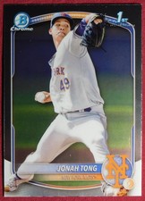 2025 Bowman Chrome Prospects #BCP-105 Jonah Tong New York Mets