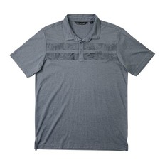 Travis Mathew Polo Shirt Mens L Large Shark Grey One To Remember Pima Blend Golf