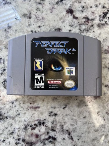 Perfect Dark Nintendo 64 N64 Video Game Shooter FPS Multiplayer