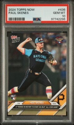 2024 Topps Now Baseball Paul Skenes All-Star Rookie Pirates #436 