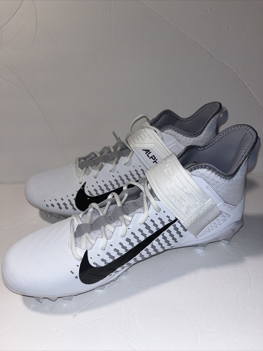 Nike Alpha Menace Pro 2 WIDE White Pure Platinum BV3951-100 Football Multi Size Nike Alpha Menace Pro 2 WIDE White Pure Platinum BV3951-100  main image 2