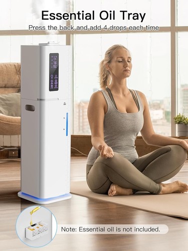 Humidifier Large Room, 2.64Gal/10L Ultrasonic Cool Mist Humidifiers for Bedroom, - Picture 6 of 10