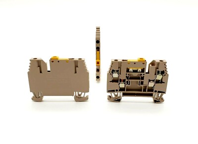 3x Weidmüller WTR 2,5/ZZ, Prüftrenn-Reihenklemme, 1039900000