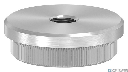Bouchon En Acier Inoxydable Pour Tube 42,4x2,0mm - Bombé, STEINBACHER, Neuf