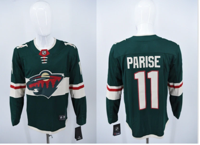 Minnesota Wild Fanatics Parise 11 Breakaway Hockey Home Jersey