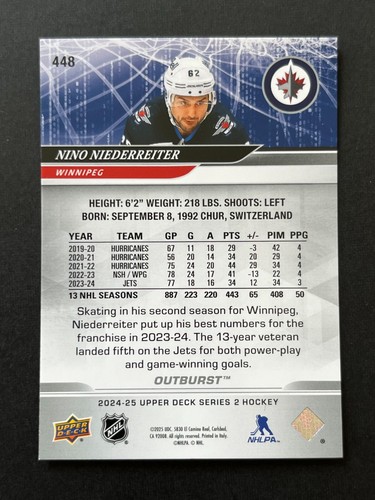 2024-25 Upper Deck Series 2 Silver Outburst Base - Pick your cards! - Picture 91 of 91