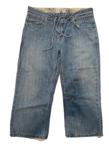 Women Levi Straus Signature 10 Capri Pants Jeans D
