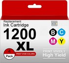 4Pk Pgi-1200Xl Compatible Pigment Ink Cartridges For Canon Maxify Mb2020 Mb2320