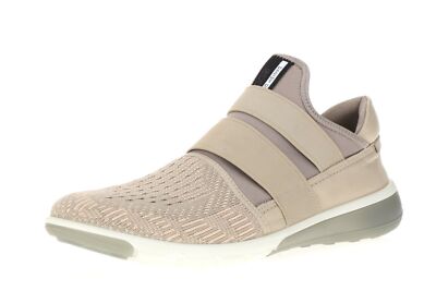 Ecco 187187 Womens Athletic Strap Sneakers Beige Size 41/10-10.5 US