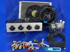 Coldmaster Universal Underdash A/C Kit 404-000CC w/ Elec. Harness, 2A-V Belt