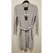 KENDALL+KYLIE Gray Midi Sweater Dress Size S