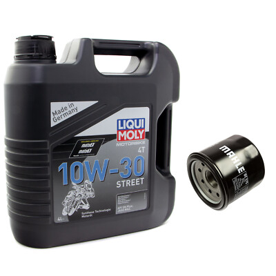 Motoröl Set High Performance 10W30 4 Liter Ölfilter OC575 für Honda CBR GL VFR