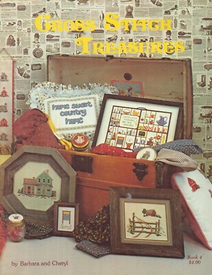 Vintage Cross Stitch Treasures Book 4 Barbara & Cheryl 1980