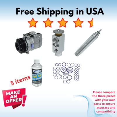 Compressor & Valve A/C Fit Land Rover Freelander 2002-2005