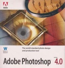 PhotoShop 4.0 PC CD image editing photo design business web production tools 4