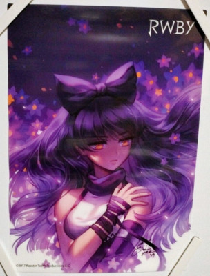 RWBY Blake Belladonna A3 size Clear Poster  e-stage Japan