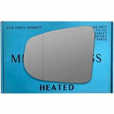 Per Nissan 370z 09-20 Vetro Specchio Retrovisore Sinistro Lato Passeggero Grandangolare Elettrico