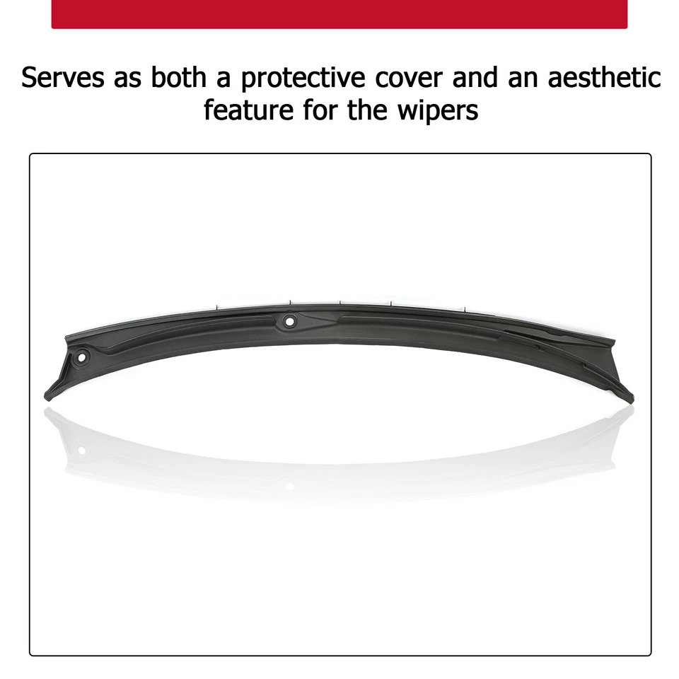 HECASA  Windshield Window Wiper Cowl Fits 97-06 BMW M3 E46 323i 328i - Image 3 of 4